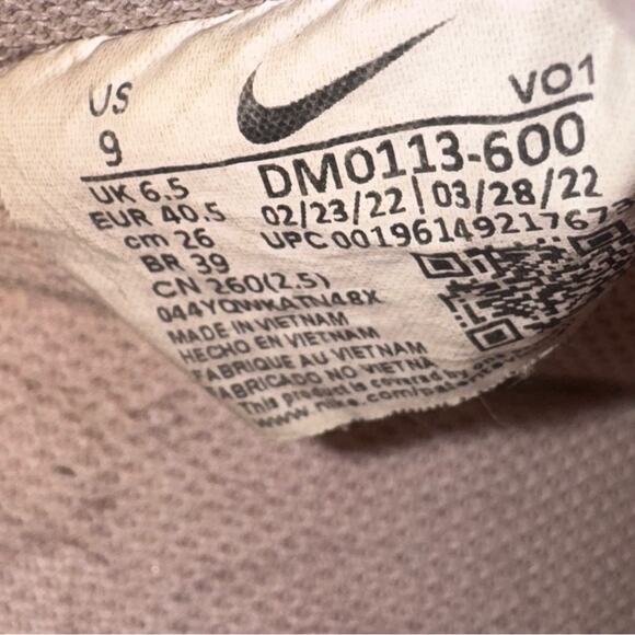 Nike Women's Court Vision ALTA LTR Pink Oxford Platform Sneakers Shoes Size 9 - Picture 4 of 7